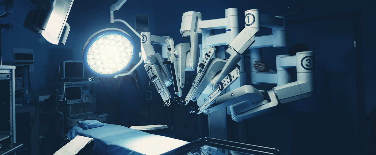 The da Vinci Xi Robotic Surgical System allows surgeons to operate on different areas with just a few tiny incisions.