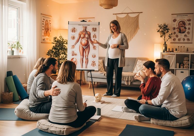 Childbirth preparation series class
